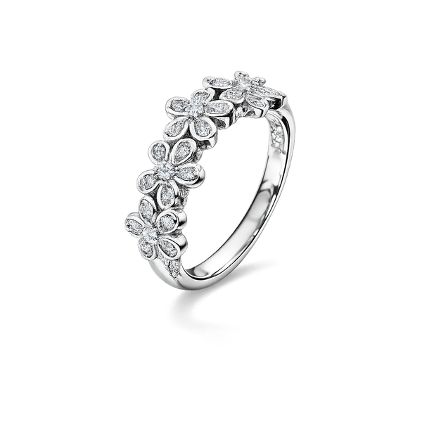 Sterling silver Garden Bloom Silver Ring