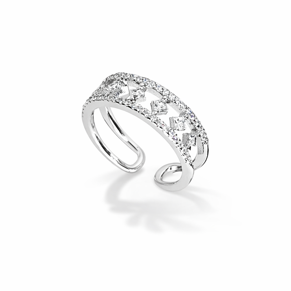 Sterling Silver ring Matrix Band
