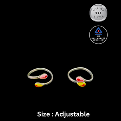 92.5 Sterling Silver Toe Rings (Bichhiya)