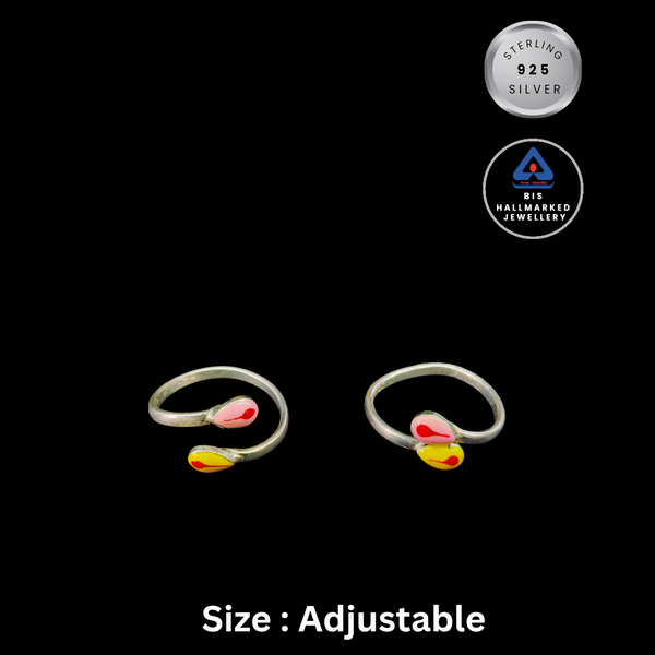 92.5 Sterling Silver Toe Rings (Bichhiya)