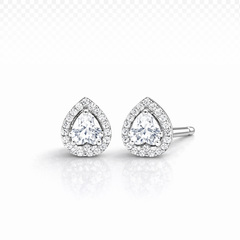 Silver CZ Stone With heart Solitaire Topz